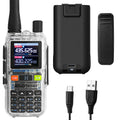 Baofeng UV-5R Mini Radio – Clear Shell, Dual Band, 5W, USB-C, 999CH, NOAA Weather Alert